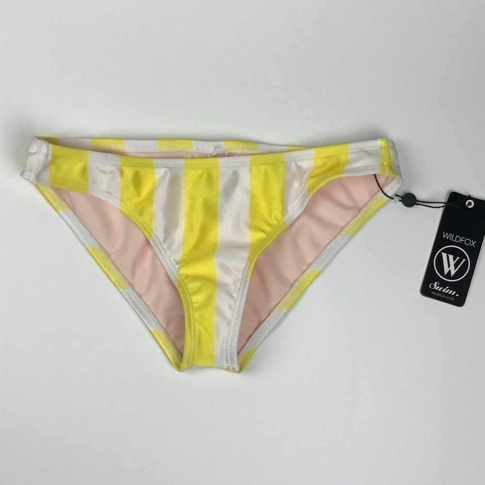 Wildfox Striped Hipster Bikini Bottom XS